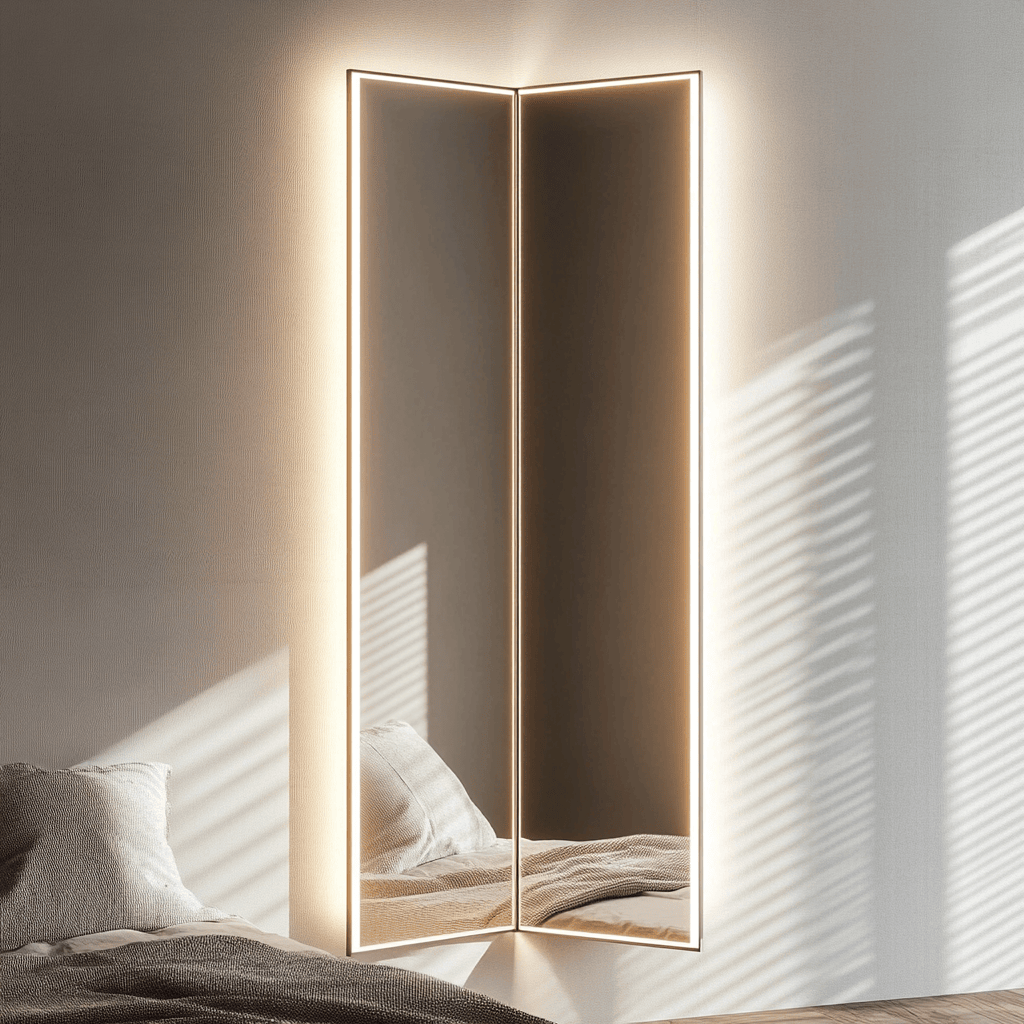 Introduction to folding full length mirror