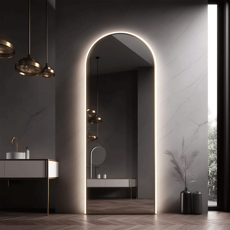 Arched Bathroom Mirrors 