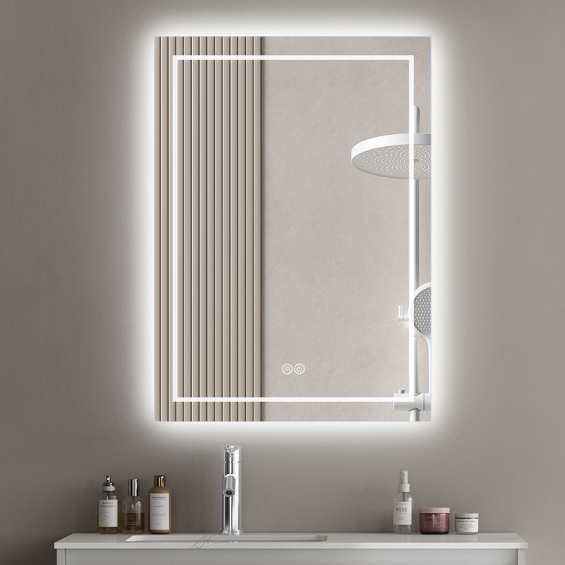 DF65 600x800mm Rectangular LED Mirror