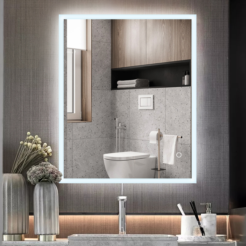 DF72 600x700mm Rectangular LED Mirror