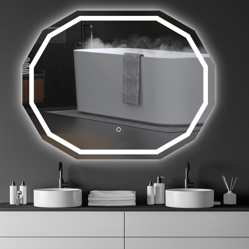 ZYL17 800x600mm Irregular LED Mirror