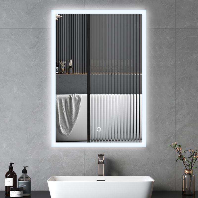 DF59 600x700mm Rectangular LED Mirror