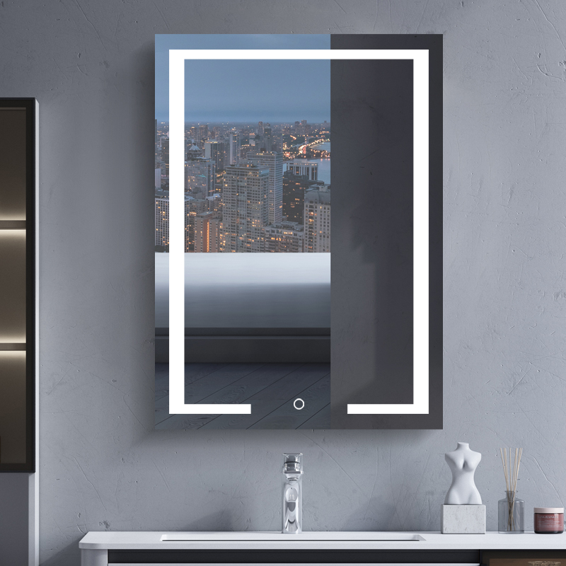 DF50 600x800mm Rectangular LED Mirror