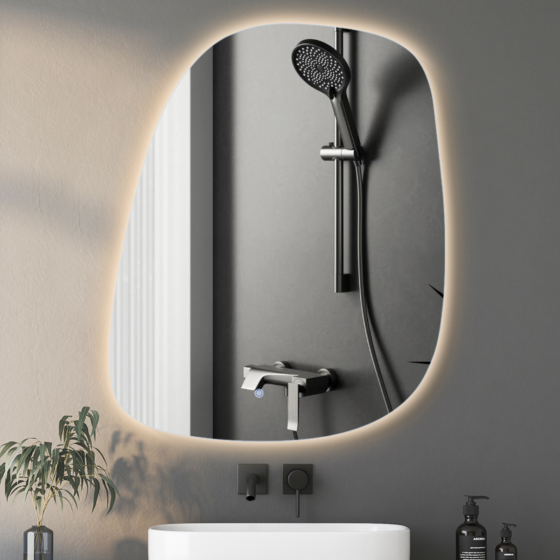 YI02 780x1000mm Irregular LED Mirror