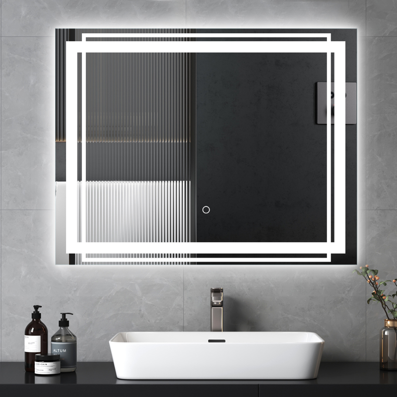 DF62 800x600mm Rectangular LED Mirror