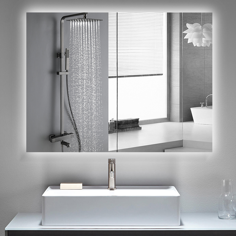 DF74 800x600mm Rectangular LED Mirror