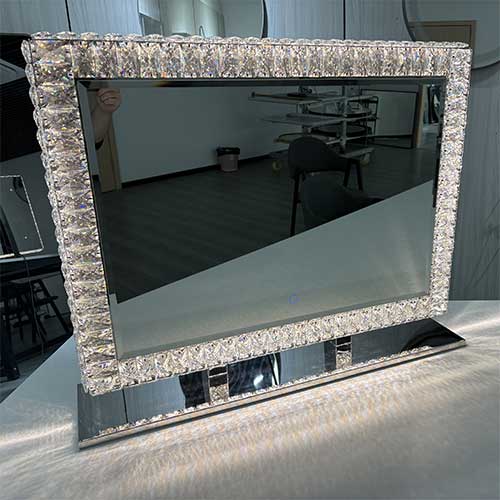 VA15 LED Luxury Crystal Diamond Vanity Mirror