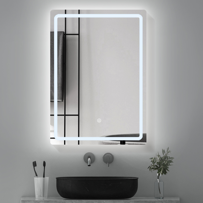 DF73 600x800mm Rectangular LED Mirror