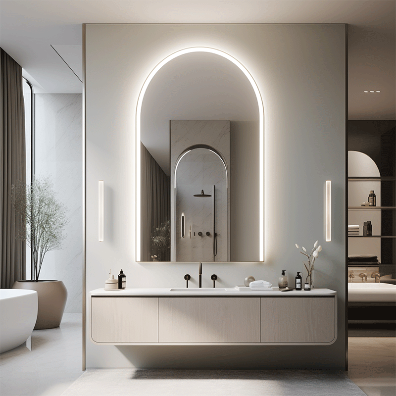 Arched Bathroom Mirrors Supplier