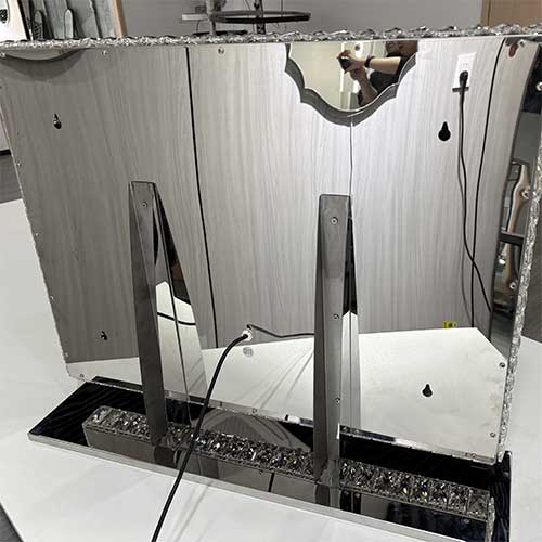 VA15 LED Luxury Crystal Diamond Vanity Mirror