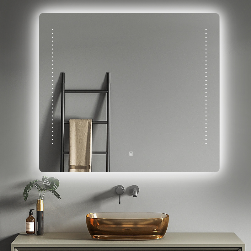 DF28 1000x800mm Rectangular LED Mirror