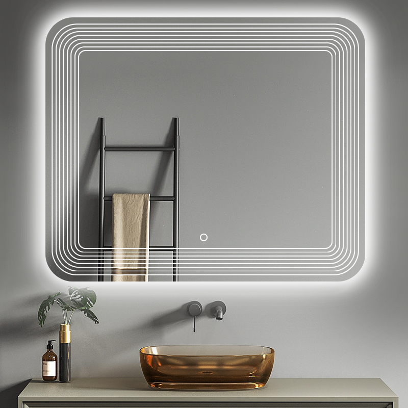 DF56 900x700mm Rectangular LED Mirror