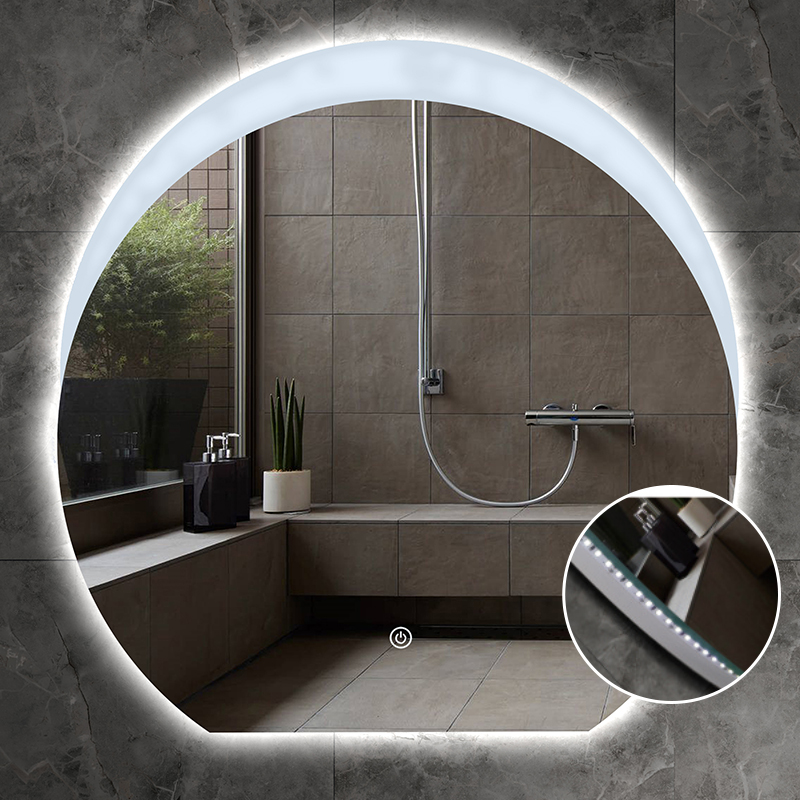 ZL24 600x600mm Round LED Mirror