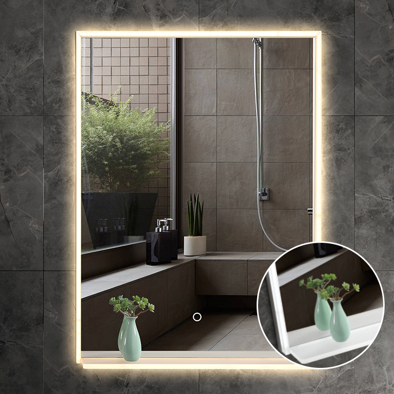 DF71 600x800mm Rectangular LED Mirror