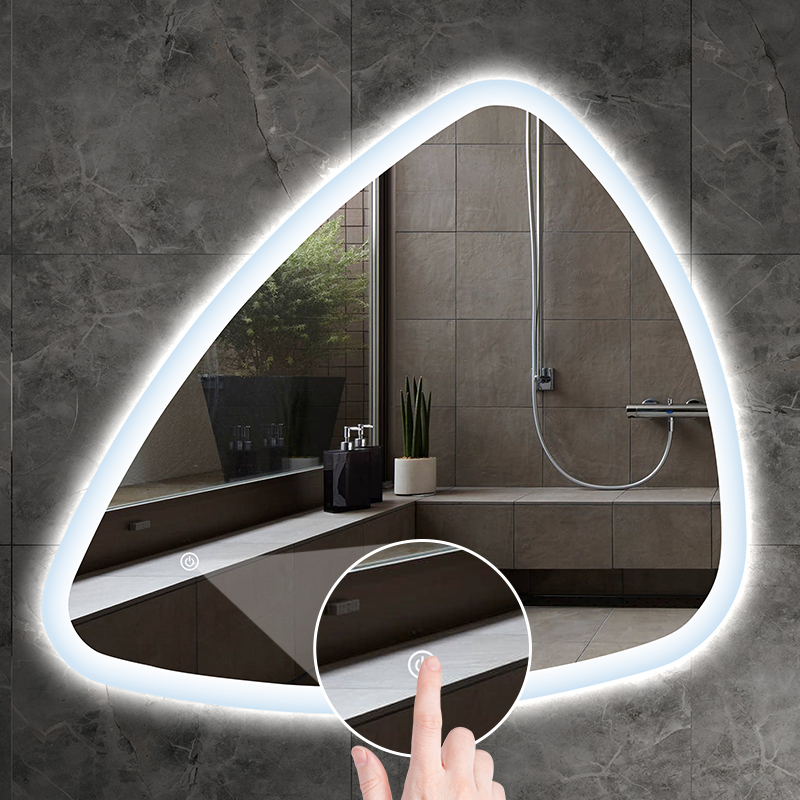 AL01 810x720mm Irregular LED Mirror