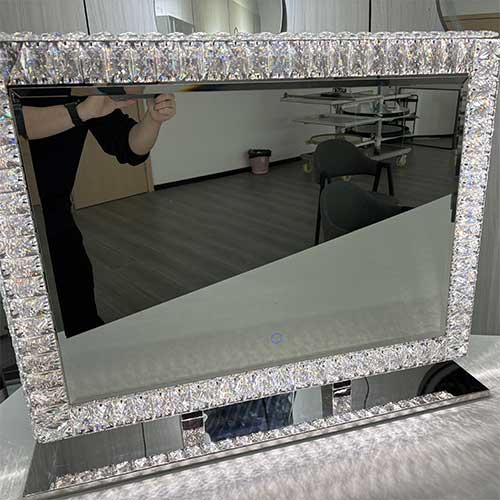 VA15 LED Luxury Crystal Diamond Vanity Mirror