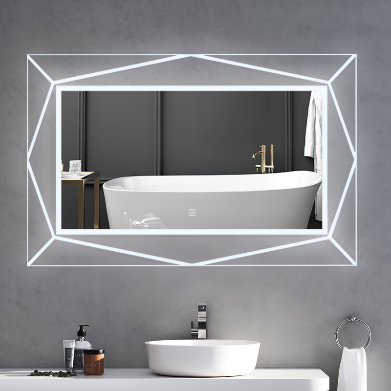 ZYL20 1000x600mm Irregular LED Mirror