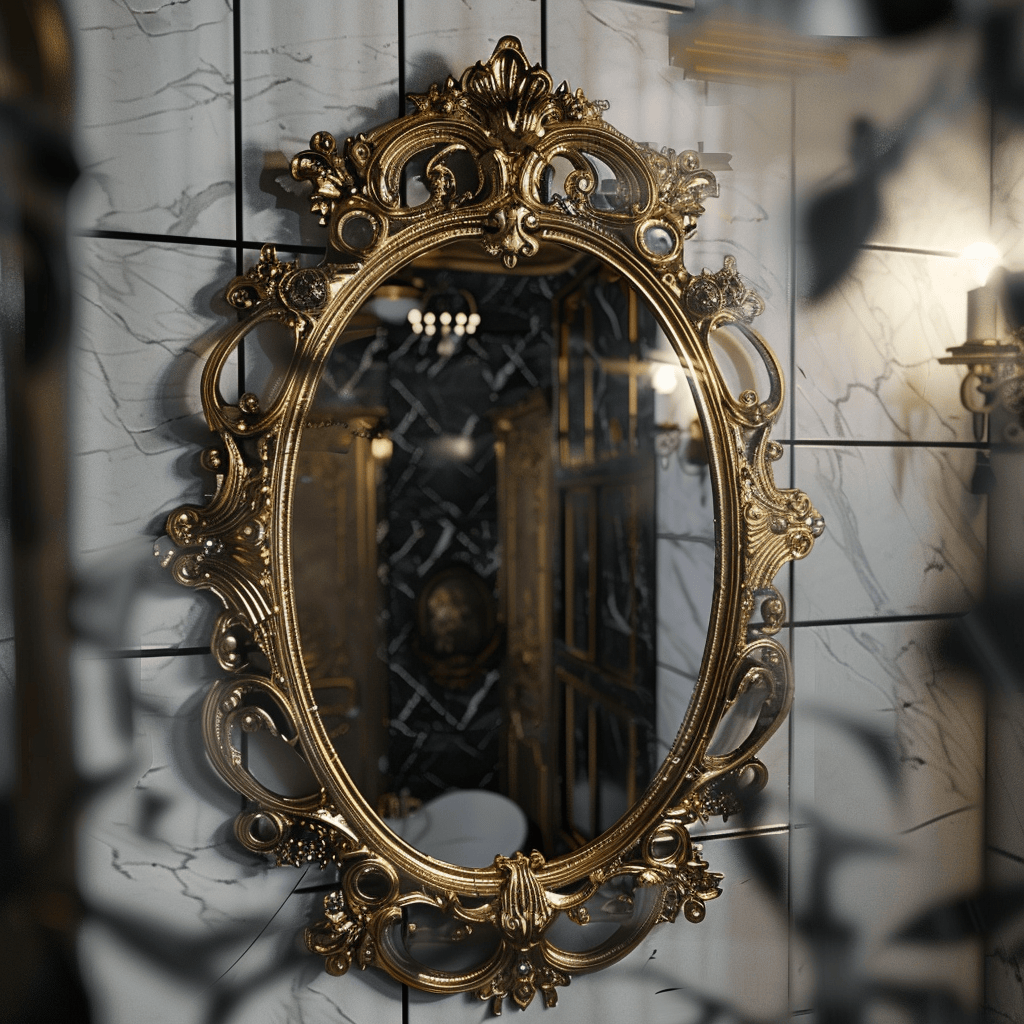 Antique mirror