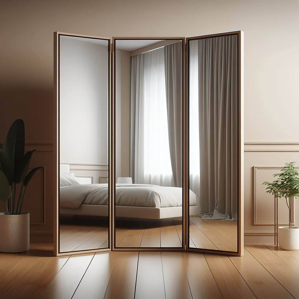  Trifold Full Length Mirror