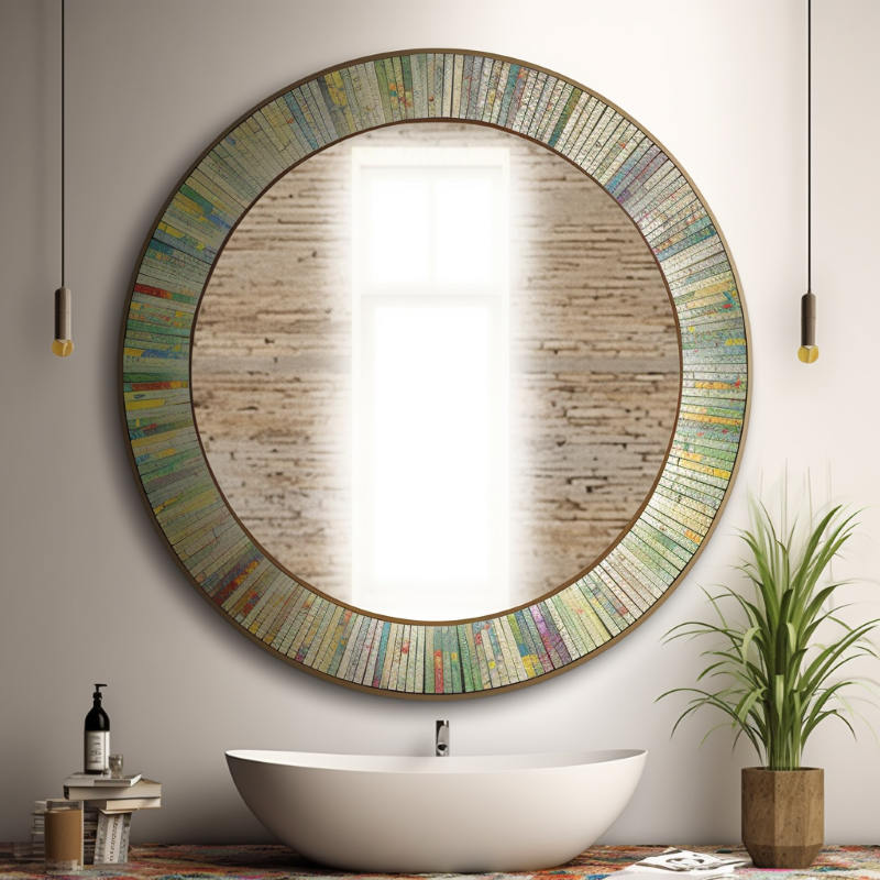 Bohemian Bathroom Mirrors