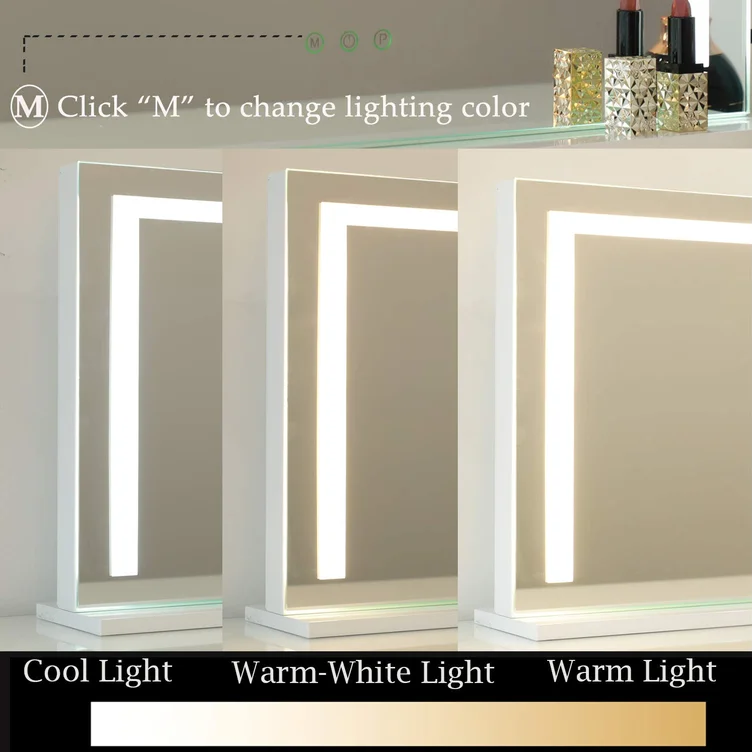 VA02 18''H x 23''W x 5''D Rectangle LED Vanity Mirror