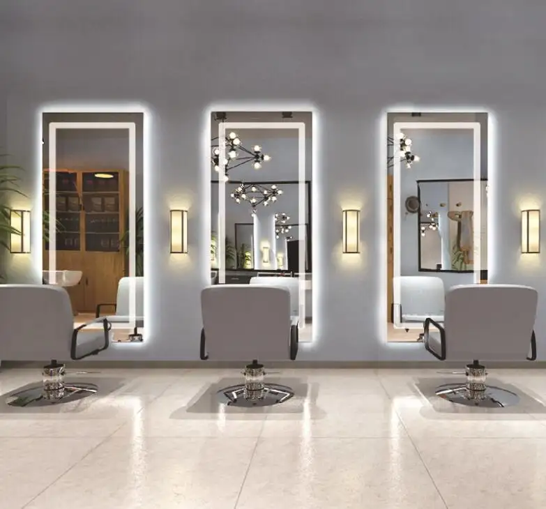 BA01 24'' x 60'' Large LED Backlit Salon Mirror