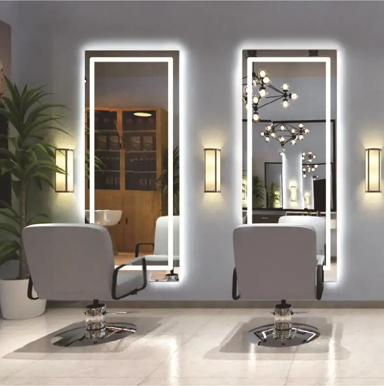 BA01 24'' x 60'' Large LED Backlit Salon Mirror